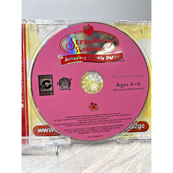Strawberry Shortcake – Amazing Cookie Party (PC/Mac CD-ROM, Scholastic/The Learn - Picture 4 of 5